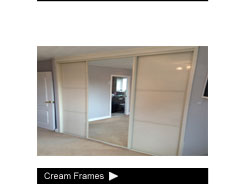 cream framed slider